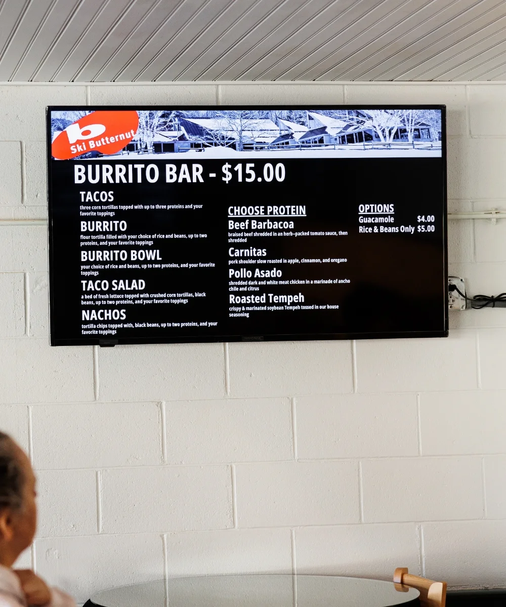 mexican food digital menu