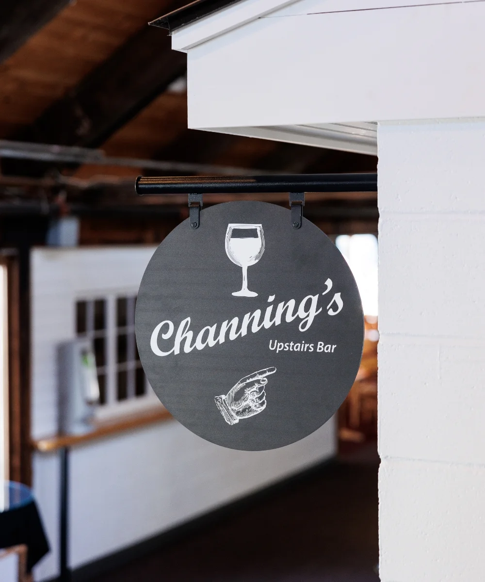 Channings bar sign