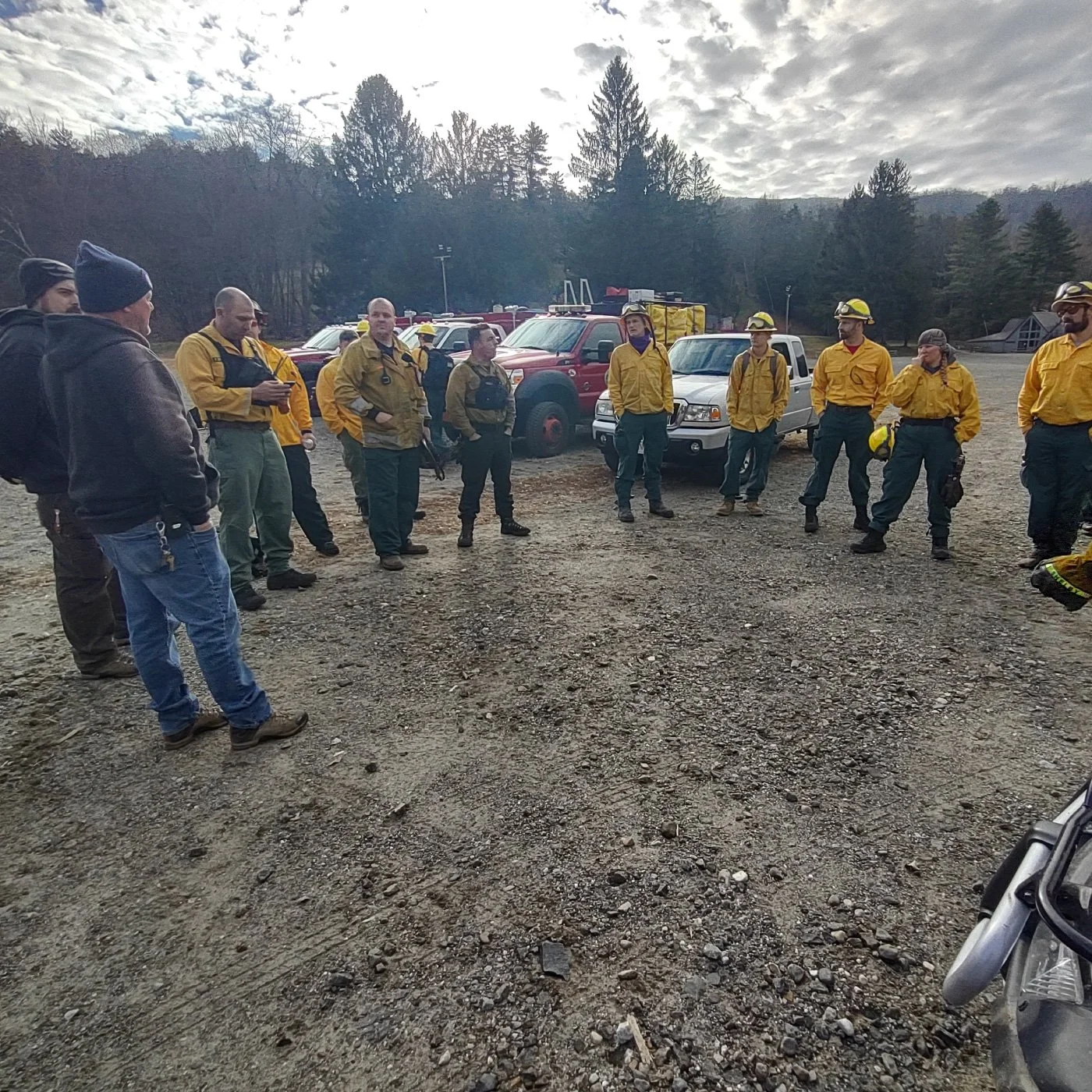 group of firefighters